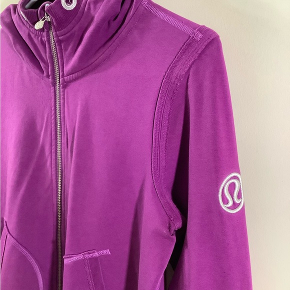 Lululemon Purple Scuba Hooded Jacket - Picture 6 of 9